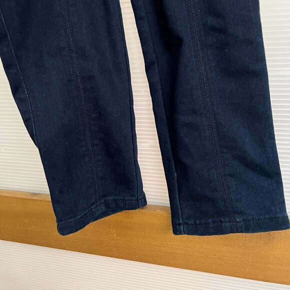 Banana Republic Dark Denim‎ Pull On Stretch Zip Up Jegging Trouser Pants Sz 28 - Picture 4 of 12